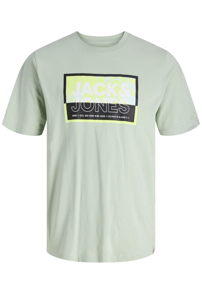 JCOLOGAN SUMMER PRINT TEE CREW NECK 12283825 AQUA GREY